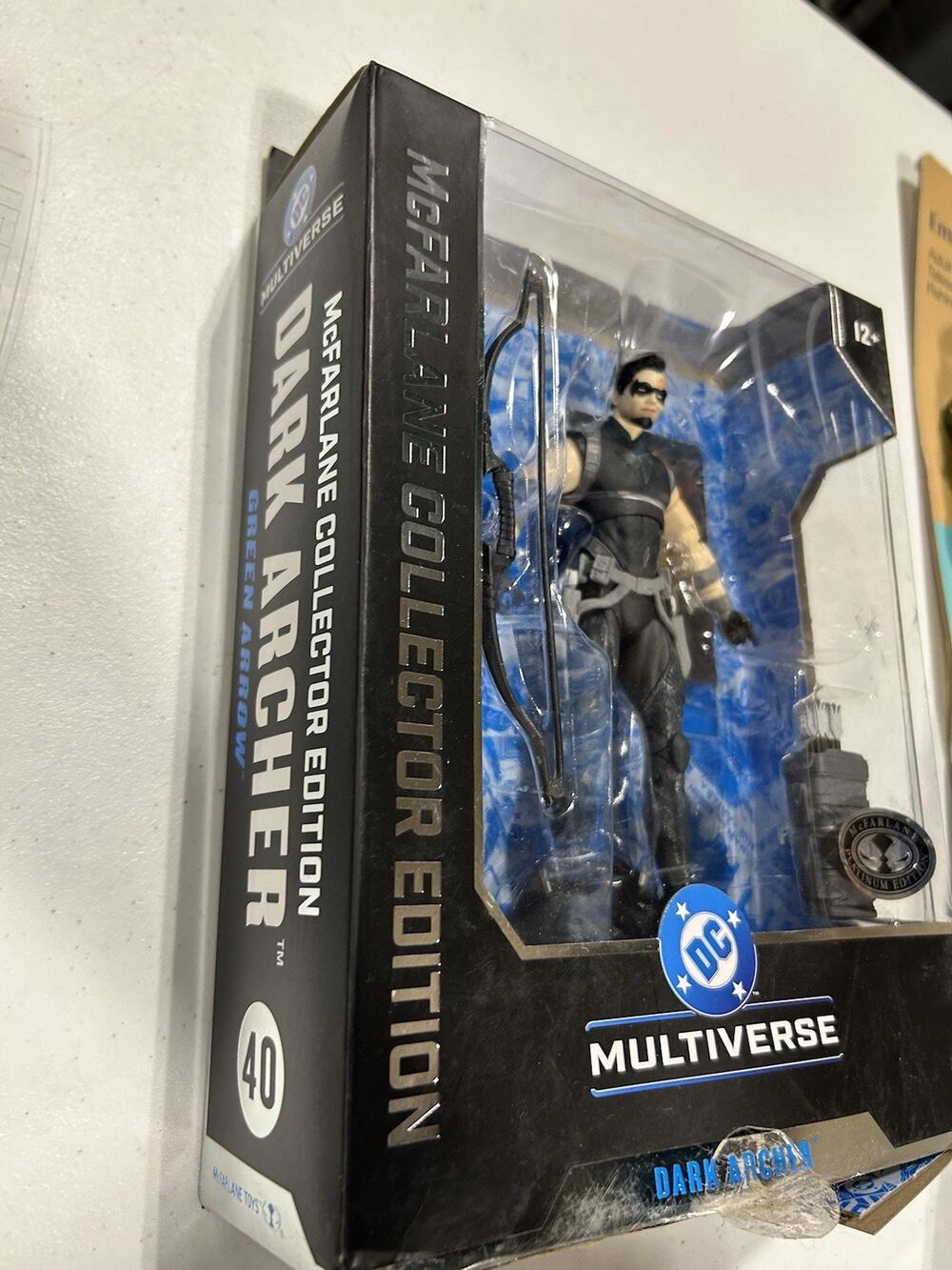 McFarlane Collector Edition DARK ARCHER Platinum Edition Chase DC Multiverse